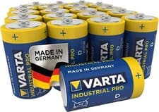 Image of Varta D Industrial Pro Alkaline Batteries MN1300 LR20 Longet Expiry UK New