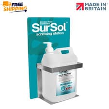 Image of SURSOL SANITISING STATION-WITH WALL BRACKET FOR HOLD SANITISER-FOAM DISPENSER-5L