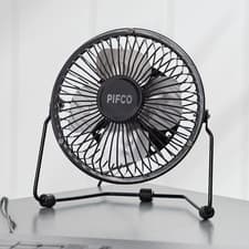 Image of Portable Desktop Cooling Desk Laptop USB Fan Super Silent 4" Pifco USB Mini Fan