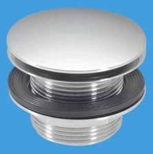 Image of McAlpine CBW70-CB Chrome Plated Brass Clicker Bath Waste