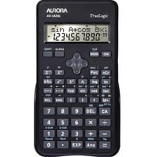 Image of Aurora Black 2-Line Scientific Calculator (2 line display) FREE NEXTDAY DELIVERY