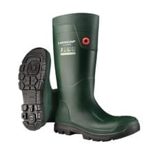 Image of DUNLOP PUROFORT FIELDPRO FULL SAFETY WELLINGTON GREEN 04