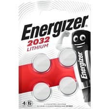 Image of Energizer Lithium Battery CR2032 4 Pack 3V Coin Cells ECR2032 for Car Key Scales