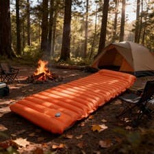 Image of Extra Thick 4 Inch Camping Sleeping Pad Outdoor Camping Self-Inflating Mats