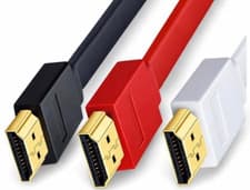 Image of FLAT HDMI Cable v2.0 0.5M/1M  2M/3M/5M/ 7M-10M/15M High Speed 4K 2160p 3D Lead