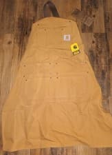 Image of Carhartt Firm Duck Apron Brown AM3439-M 103439-211 Unisex Construction