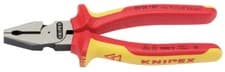Image of Knipex 02 08 180 VDE Insulated High Leverage Combination Pliers 180mm 32015