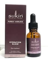 Image of SUKIN NATURAL HYDRATION ELIXIR  PURELY AGELESS  VEGAN ALL SKIN TYPES 25 ML