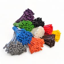 Image of NYLON PLASTIC CABLE TIES ZIP TIE WRAPS THIN SMALL LARGE LONG WIDE (ALL COLOURS)
