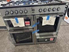 Image of Flavel MLN10FR 100cm Dual Fuel Range Cooker - Silver