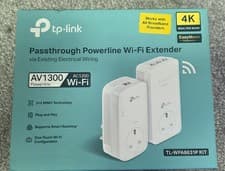 Image of Tp-Link TL-WPA8631P KIT AV1300 Gigabit Passthrough Powerline Adapter, Dual-Band