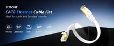 Image of cat 8 ethernet cable 50m Heavy Duty Network LAN Patch Cord, 40Gbps 2000Mhz SFTP