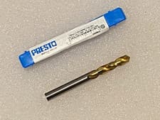 Image of 6.0mm HSS Stub Drill TiN Coated DIN 1897 - PRESTO