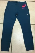 Image of ASICS 7/8 Running Tights Womens D1 Pocket Reflective M BNWT £53.95 Blue Steel
