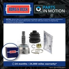 Image of CV Joint Front Outer BCJ1434 Borg & Beck C.V. Driveshaft 4950017510 495002D411