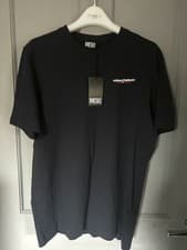 Image of BNWT Diesel Ind Off Men’s Navy T-Shirt Size Small Denim Division
