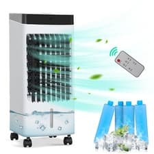 Image of 4L Portable Air Cooler Fan 3 In 1 Digital Cooling Conditioner Humidifier Remote