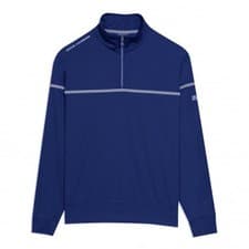 Image of Oscar Jacobson Bill Course Sweater - Blue Print-M