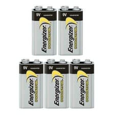 Image of 5x Energizer 6LR61 Industrial 9 Volt Batteries Long-lasting Alkaline Battery