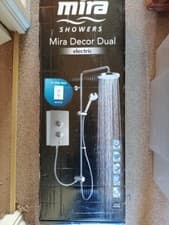 Image of MIRA Decor Dual Electric Shower 10.8 Kw - White . New