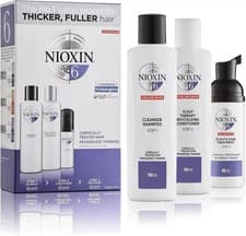 Image of Nioxin 3-Part System 6 - For Chemically Treated Hair with Progressed Thinning AF