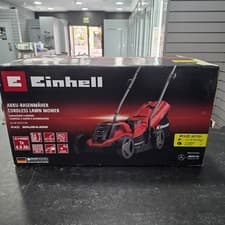 Image of Einhell Cordless Lawnmower 33cm 4.0a Battery And Charger 18V PXC GE-CM 18/33 Kit