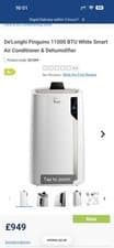 Image of DELONGHI Pinguino EL112 CST WiFi 11000 BTU Smart Air Conditioner & Dehumidifier