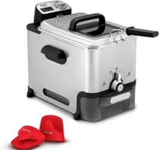 Image of Tefal Oleoclean Pro Deep Fryer 3.5L FR8058G0 Stainless Steel 2300W Digital Timer