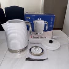 Image of Russell Hobbs 24360 3000W 1.7L Inspire Corded Electric Kettle - White