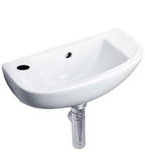 Image of Duchy Lily Slimline Cloakroom Basin 450mm Wide 1 LH Tap Hole EC1012