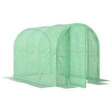 Image of Large Walk in Greenhouses with Galvanized Steel Frame Plastic Cover Tunnel