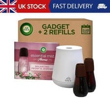 Image of Air Wick Essential Mist Bundle Kit, Peony & Jasmine,1 Device & 2 refill (20ml),N