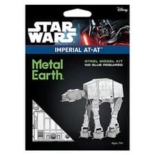 Image of Metal Earth 3D Laser Cut Kit Star Wars IMPERIAL AT-AT Model Kit No Glue Required