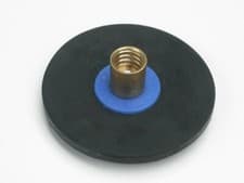 Image of Universal 4” (100mm) Heavy Duty Drain Plunger : Screw thread for 3/4" drain rod