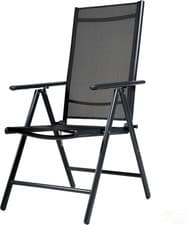 Image of Aluminium 7 Position Recliner Camping & Garden Chairs Adjustable High Backrest