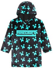 Image of Minecraft Oversized Creeper Blanket Hooded Fleece For Boys Girls Keep Warm w22
