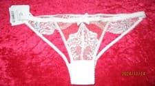 Image of ANN SUMMERS IVORY BRIEFS SIZE M NWT 'LOUISE'