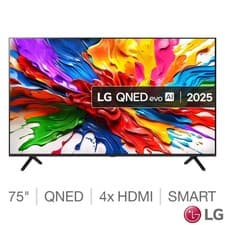 Image of LG 75QNED92A6A 75 Inch QNED 4K Ultra HD Smart TV, a8 AI Processor, Dolby Vision