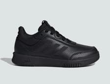 Image of adidas Tensaur 2.0 Sport Kids Trainers Lace Up Black School Childrens Running