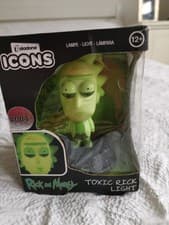 Image of Paladone Icons Rick and Morty Toxic Toxic Rick Light Up Figure (Boxed) #004