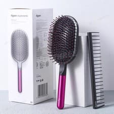 Image of Styling Set of Detangling Comb and Paddle Brush for Dyson Hairbrush