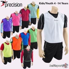 Image of FOOTBALL TRAINING BIBS JUNIOR KIDS YOUTHS SOCCER SPORTS TEAM BIB MESH VESTS