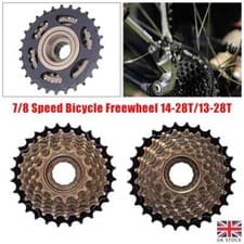 Image of 7/8 Speed Freewheel 14-28T/ 13-28T MTB Road Cycling Bike for Shimano & Sram