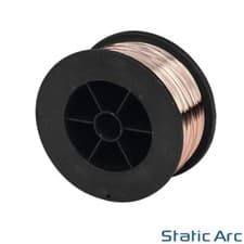 Image of MILD STEEL MIG WELDING WIRE REEL A18 ER70S-6 SPOOL ROLL SOLID CORE 0.8mm 1kg
