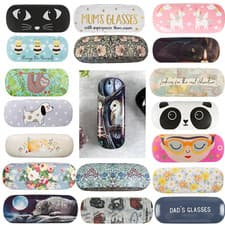 Image of Hard Shell Glasses Case Sunglasses Spectacles Holder with Cleaning Cloth