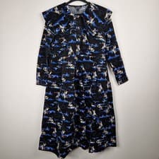 Image of Whistles Cowboy Print Cord Collar Dress size UK 14 NEW RRP £139