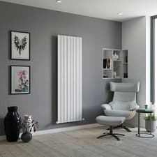 Image of Ximax Vertirad White Vertical Designer Radiator 595x1800mm Panel 3901BTU Heating