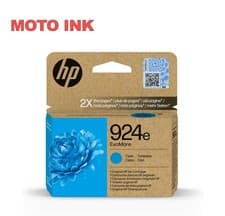 Image of HP 924E EvoMore Cyan Original Ink Cartridge - 4K0U7NE