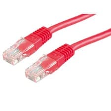 Image of 10x RED Cat6 UTP Copper Patch Cord 0.25m Network Cable 25cm RJ45 Ethernet Lead