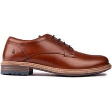 Image of Hush Puppies Mens Julian Lace-Up Shoes Tan
